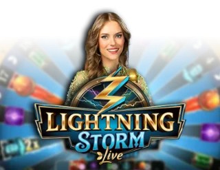 Lightning Storm game by Evolution – logo hosted on Betlive Casino