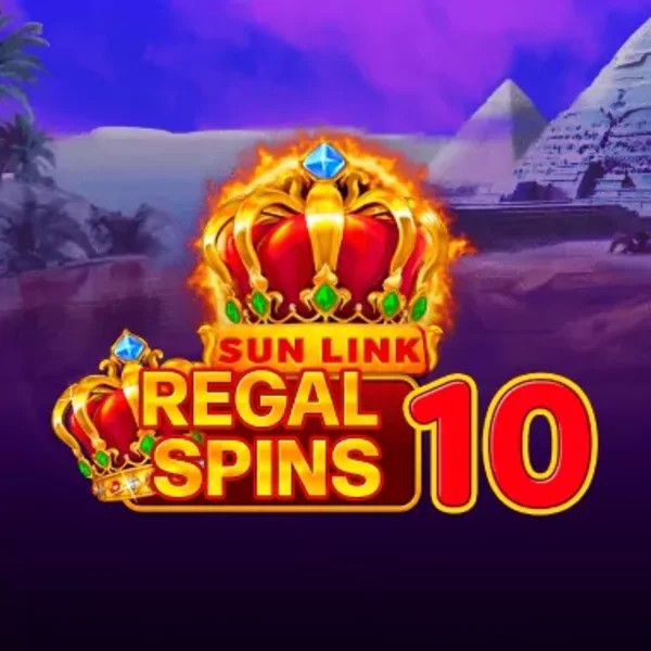 Regal Spins 10 online game logo by PatePlay on betlivecasino.gr